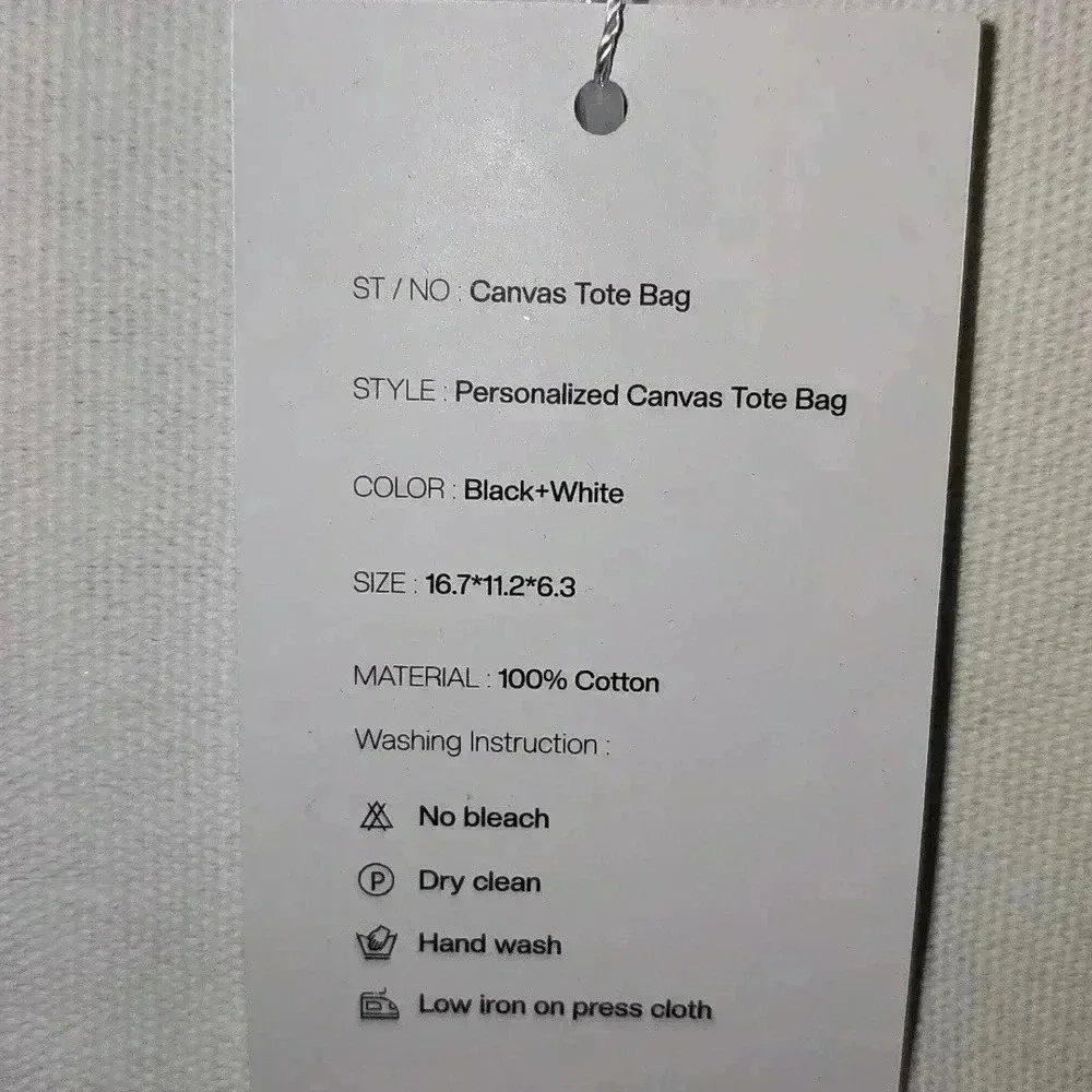 Canvas TOTE BAG NWT